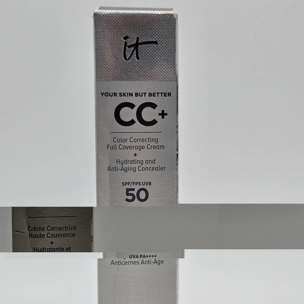 It Cosmetics SPF 50 CC+  Full Coverage Cream Deep Mocha 1.08oz - Picture 3 of 7